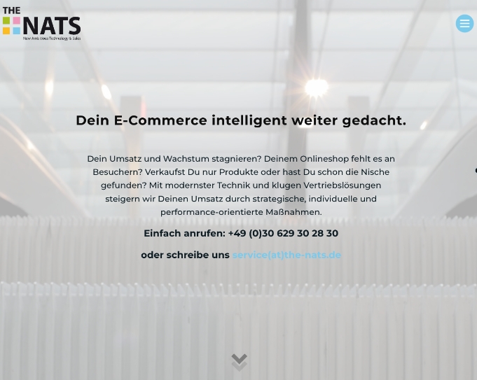 Startseite von the-nats